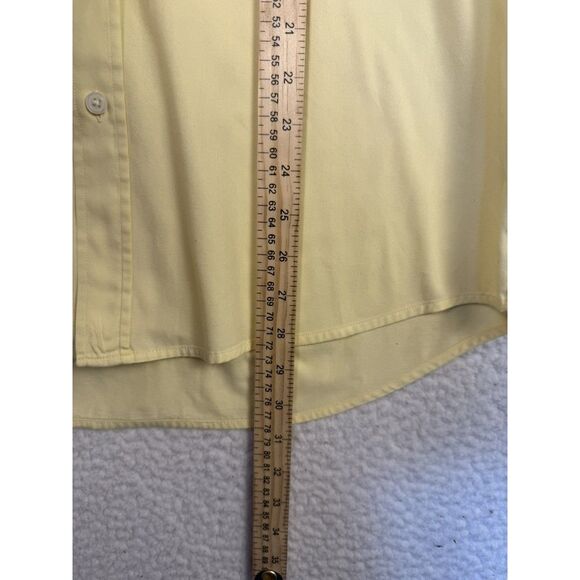 Burberry Shirt‎ Mens Medium Yellow Button Down Nova Check Long Sleeve - Picture 8 of 8